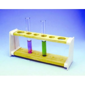 Test tube rack 6 holes (2x30.4X20) polyprop end (pack of 10)